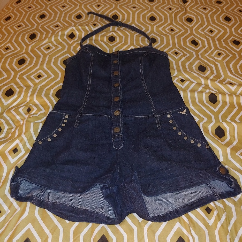 Cute Jean material outfit